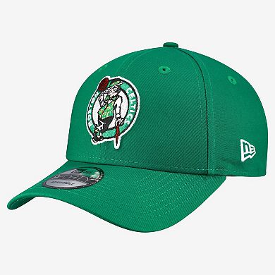 Men's New Era Kelly Green Boston Celtics Team 9FORTY Adjustable Hat