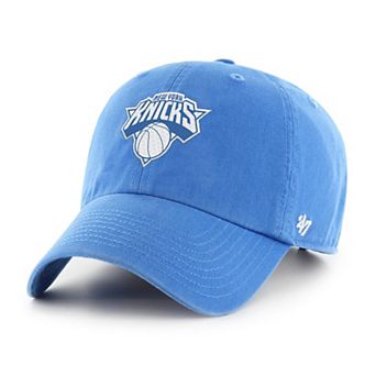 Men's '47 Blue New York Knicks Color Pack Clean Up Adjustable Hat