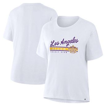 Women's Fanatics White Los Angeles Kings Hometown Premium Legacy T-Shirt