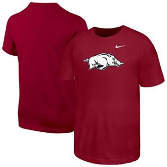 Youth Nike Cardinal Arkansas Razorbacks Logo T-Shirt