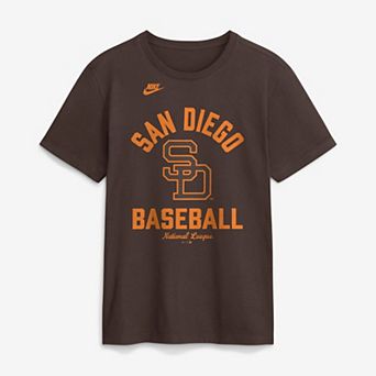 Men's Nike Brown San Diego Padres Cooperstown Collection T-Shirt