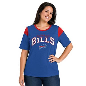 Women's Starter Royal Buffalo Bills Plus Size Linebacker T-Shirt