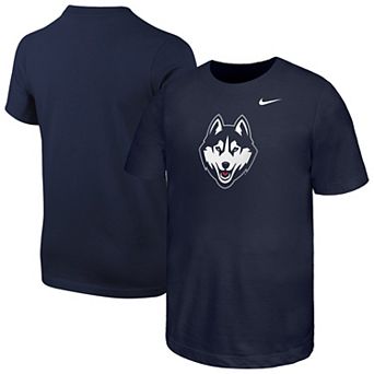 Youth Nike Navy UConn Huskies Logo T-Shirt