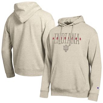 Men's Champion Oatmeal Indiana Hoosiers All-Star Neutral Stack Hoodie