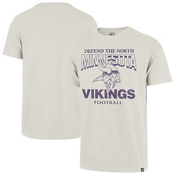 Men's '47 Natural Minnesota Vikings Head On Scrum T-Shirt