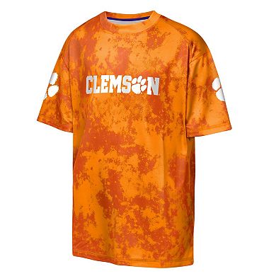 Youth Outerstuff Orange Clemson Tigers Off-Side Sublimated T-Shirt