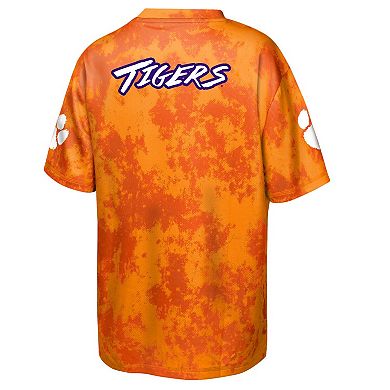 Youth Outerstuff Orange Clemson Tigers Off-Side Sublimated T-Shirt