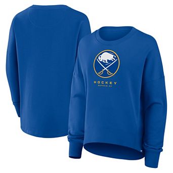 Women's Fanatics Royal Buffalo Sabres Oversized Breakaway Sweatshirt