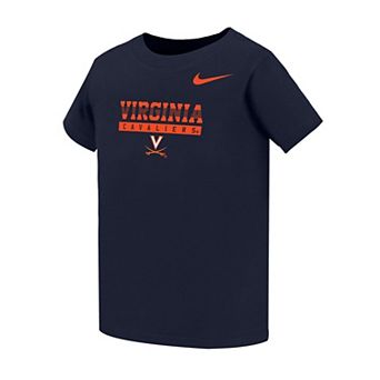 Toddler Nike Navy Virginia Cavaliers Dri-FIT Name Bar Legend T-Shirt