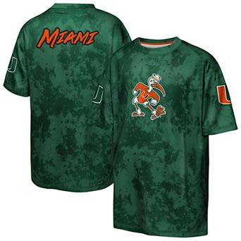 Youth Outerstuff Green Miami Hurricanes Off-Side Sublimated T-Shirt