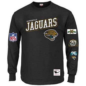 Men's Mitchell & Ness Black Jacksonville Jaguars Big & Tall Training Camp Long Sleeve T-Shirt