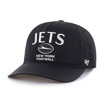 Men's '47 Black New York Jets Modernia Hitch Adjustable Hat