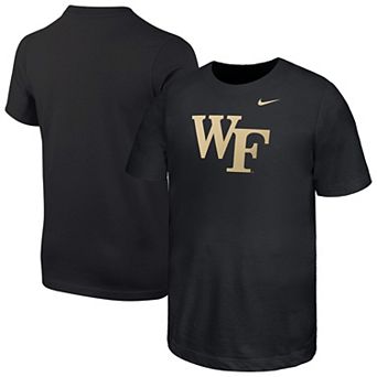 Youth Nike Black Wake Forest Demon Deacons Logo T-Shirt