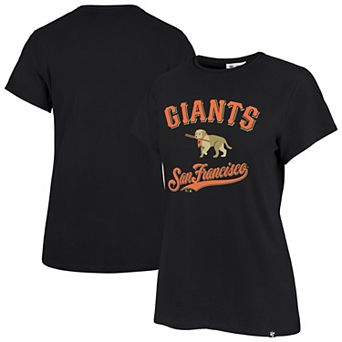 Women's '47 Black San Francisco Giants Regional Frankie T-Shirt