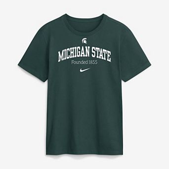 Men's Nike Green Michigan State Spartans Academic Arch T-Shirt