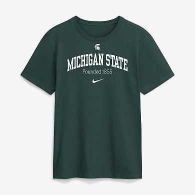 Men's Nike Green Michigan State Spartans Academic Arch T-Shirt