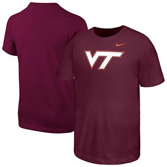 Youth Nike Maroon Virginia Tech Hokies Logo T-Shirt