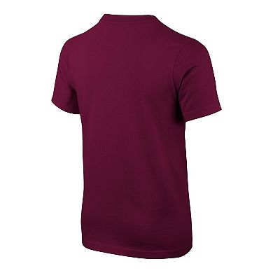 Youth Nike Maroon Virginia Tech Hokies Logo T-Shirt