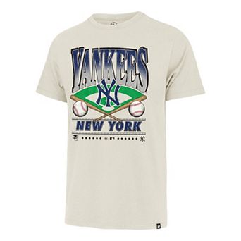 Men's '47 Tan New York Yankees Straight Shot Two Franklin T-Shirt