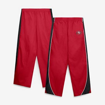 Women's Fanatics Scarlet/Black San Francisco 49ers Team First Backwards Lateral Nylon Pants