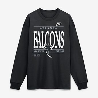 Men's Nike Black Atlanta Falcons Red Zone Long Sleeve Max90 T-Shirt