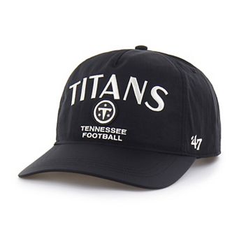 Men's '47 Black Tennessee Titans Modernia Hitch Adjustable Hat