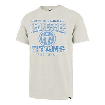 Men's '47 Natural Tennessee Titans Head On Scrum T-Shirt