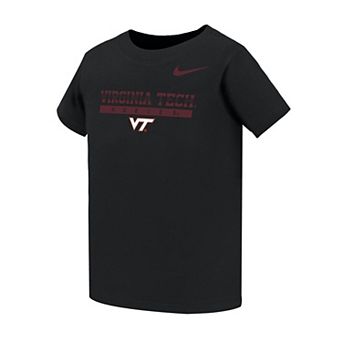 Toddler Nike Black Virginia Tech Hokies Dri-FIT Name Bar Legend T-Shirt