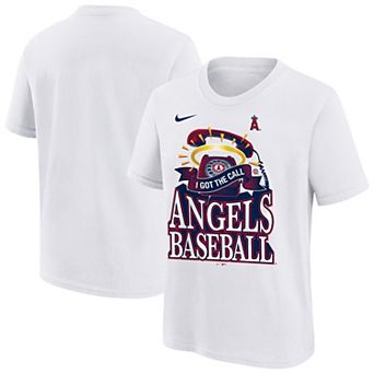 Youth Nike White Los Angeles Angels Hometown Collection T-Shirt