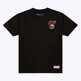Men's Mitchell & Ness Black New York Knicks Airbrush T-Shirt