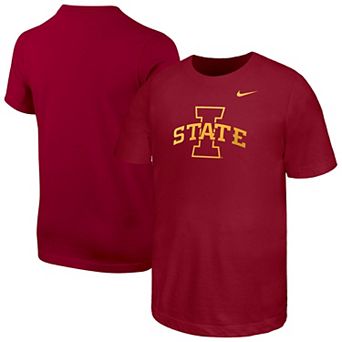 Youth Nike Cardinal Iowa State Cyclones Logo T-Shirt