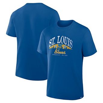 Men's Fanatics Blue St. Louis Blues Legacy Cross Check T-Shirt