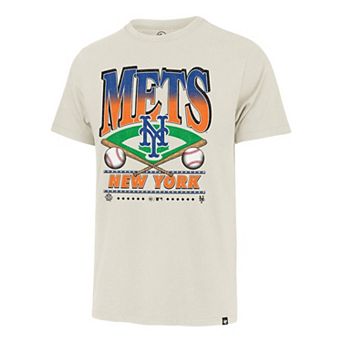 Men's '47 Tan New York Mets Straight Shot Two Franklin T-Shirt