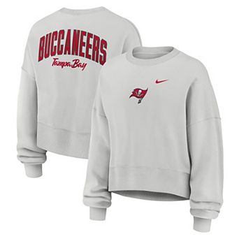 Women's Nike Gray Tampa Bay Buccaneers Oversized Primetime Phoenix Fleece Sweatshirt