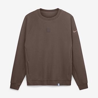 Men's Nike Brown Detroit Lions Full Defense Dri-FIT Primary Sweatshirt