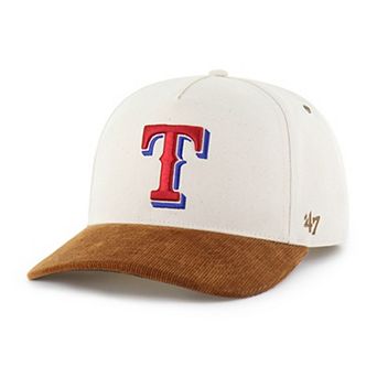 Men's Carhartt x '47 Natural/Brown Texas Rangers Undyed Relaxed Hitch Adjustable Hat