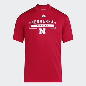 Men's adidas Scarlet Nebraska Huskers D4T Tri-Blend T-Shirt