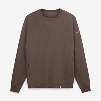 Men's Nike Brown Green Bay Packers Full Defense Dri-FIT Primary Sweatshirt