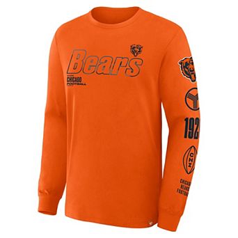 Men's Fanatics Orange Chicago Bears Big & Tall Checkdown Pass T-Shirt