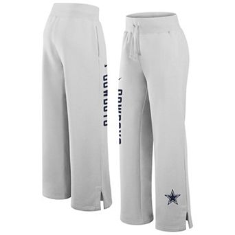 Women's Nike Gray Dallas Cowboys Primetime Phoenix Fleece Wide-Leg Sweatpants