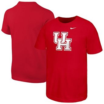 Youth Nike Red Houston Cougars Logo T-Shirt