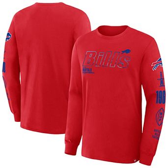 Men's Fanatics Red Buffalo Bills Big & Tall Checkdown Pass T-Shirt