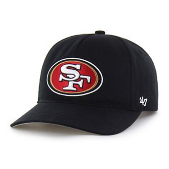 Men's '47 Black San Francisco 49ers Unstructured Hitch Adjustable Hat