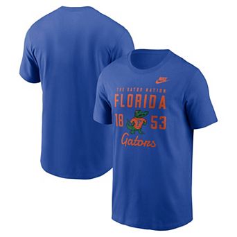 Men's Nike Royal Florida Gators Legacy Stacked Established T-Shirt