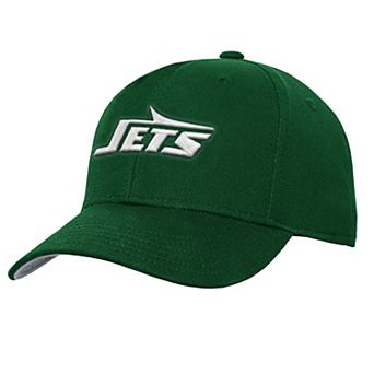 Youth Outerstuff Green New York Jets Pre-Curved Snapback Hat