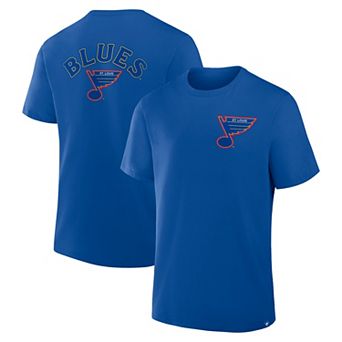 Men's Fanatics Royal St. Louis Blues Legacy Cross Check T-Shirt