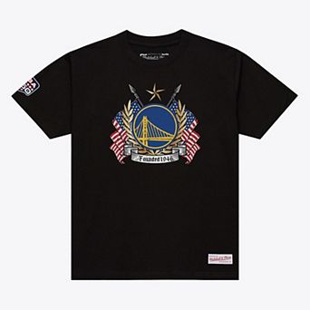 Men's Mitchell & Ness Black Golden State Warriors Allegiance T-Shirt