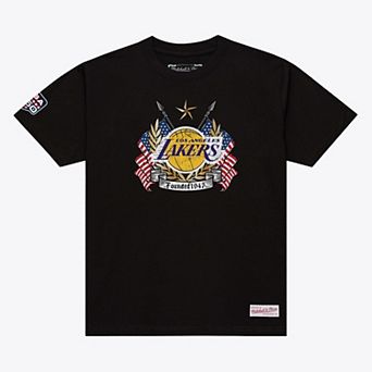 Men's Mitchell & Ness Black Los Angeles Lakers Allegiance T-Shirt