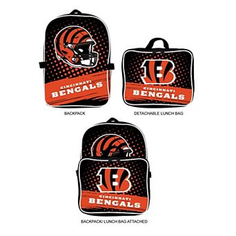 MOJO Cincinnati Bengals Backpack & Lunch Box 2 pc Set