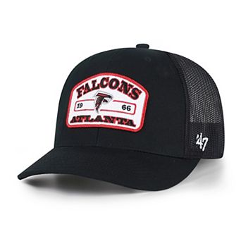 Men's '47 Black Atlanta Falcons Roadway Adjustable Trucker Hat